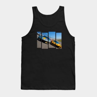 Dual C8.R racecars on Daytona International Speedway race track Supercar Sports car C8 Racing car Tank Top